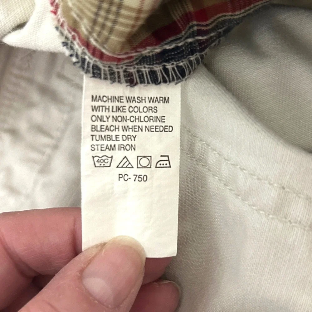 Izod Mens‎ Cargo Shorts 42 Beige Cotton Utility Hiking Outdoor Workwear